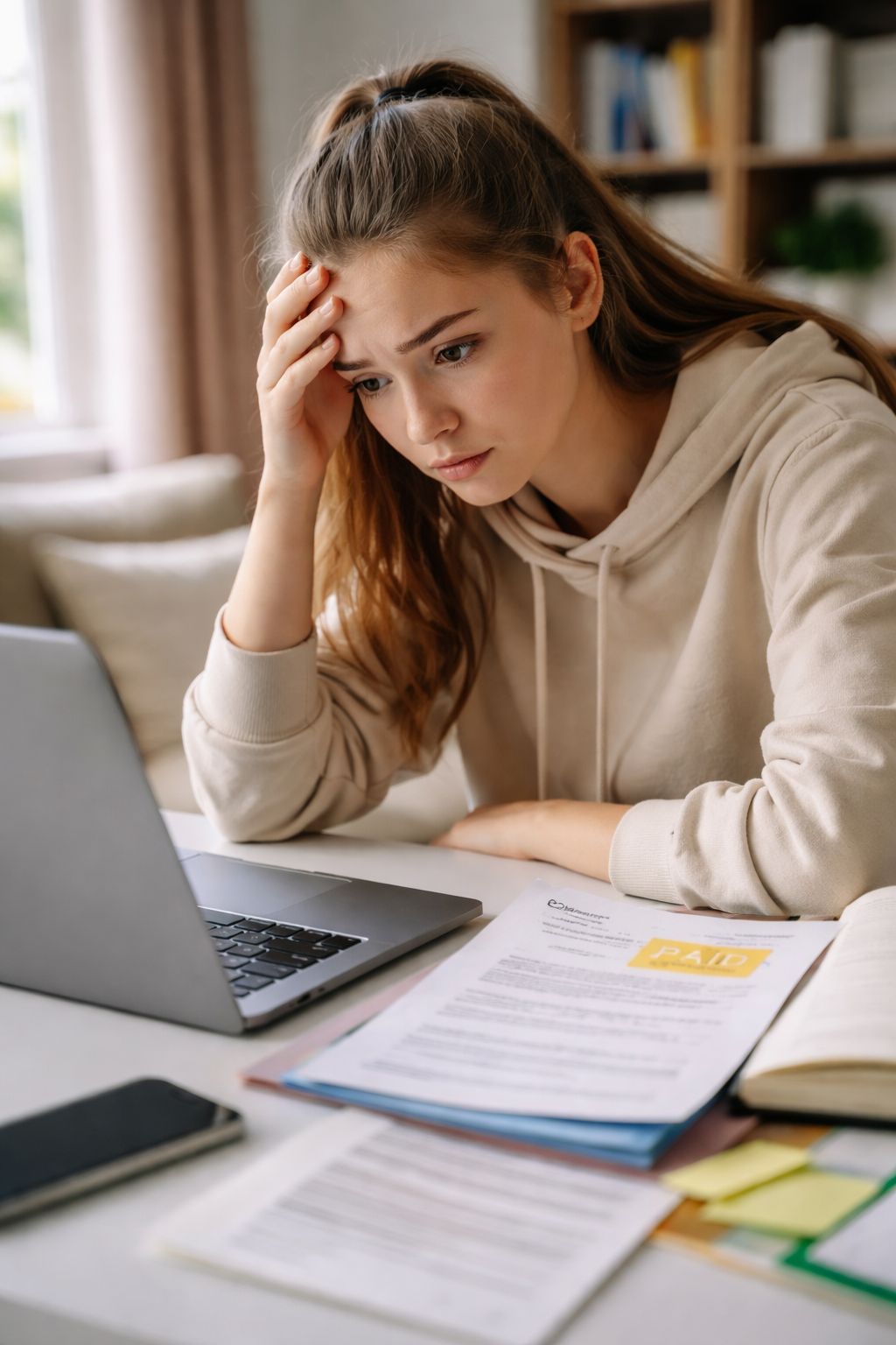 application fee paid but status still shows incomplete