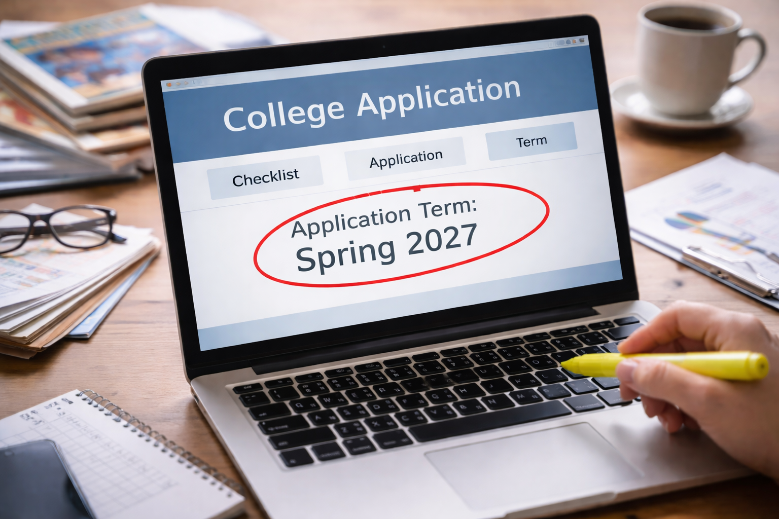 wrong application term selected