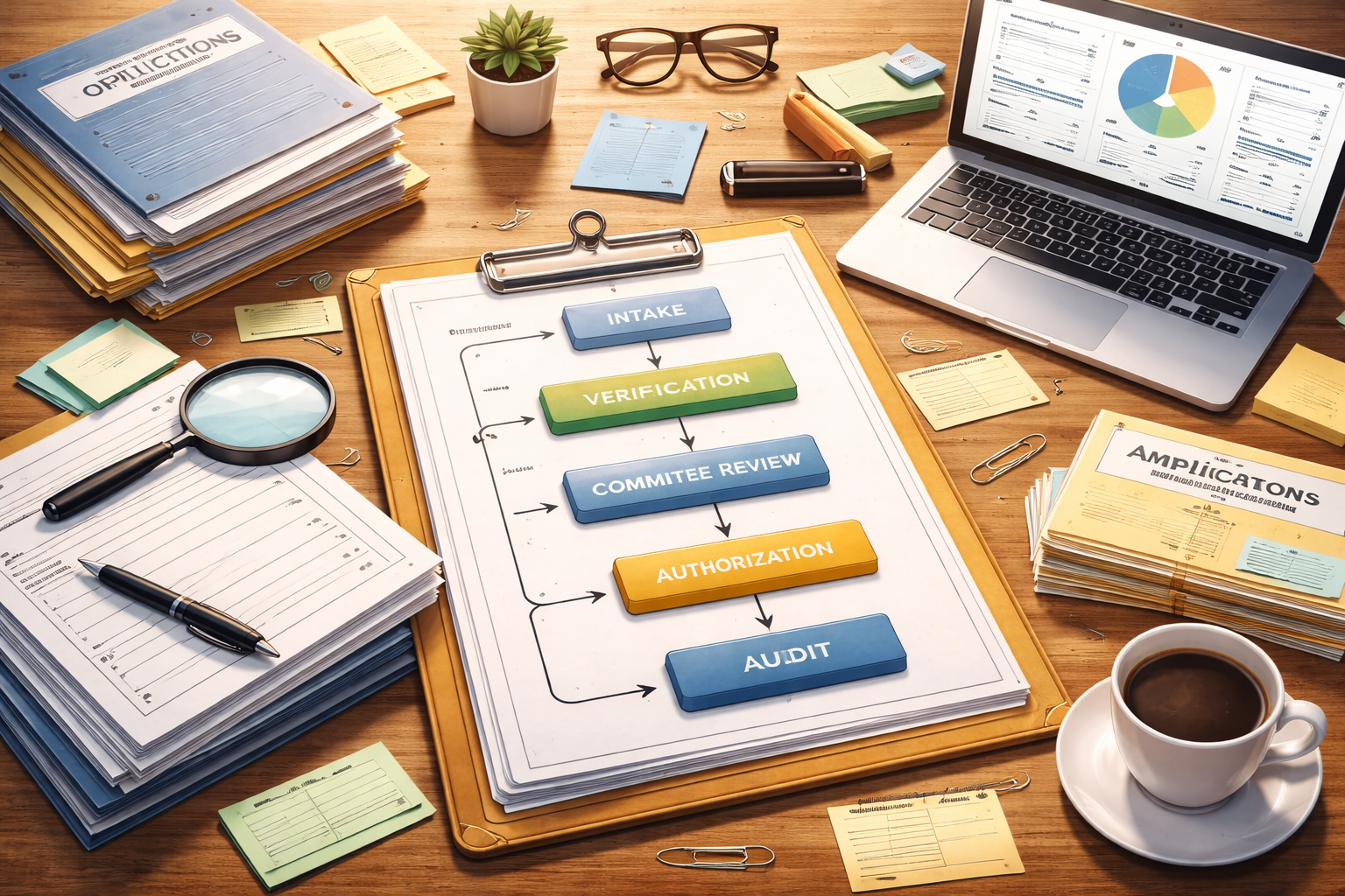 How College Admission Decision Statuses Move Through the Internal Review Workflow