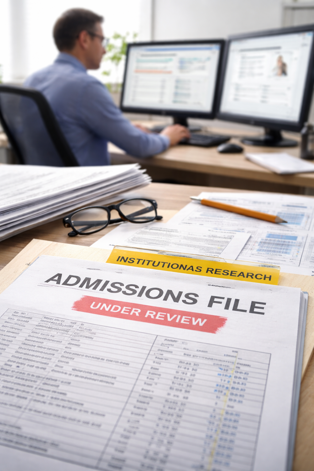 Admission File Sent to Institutional Research for Review