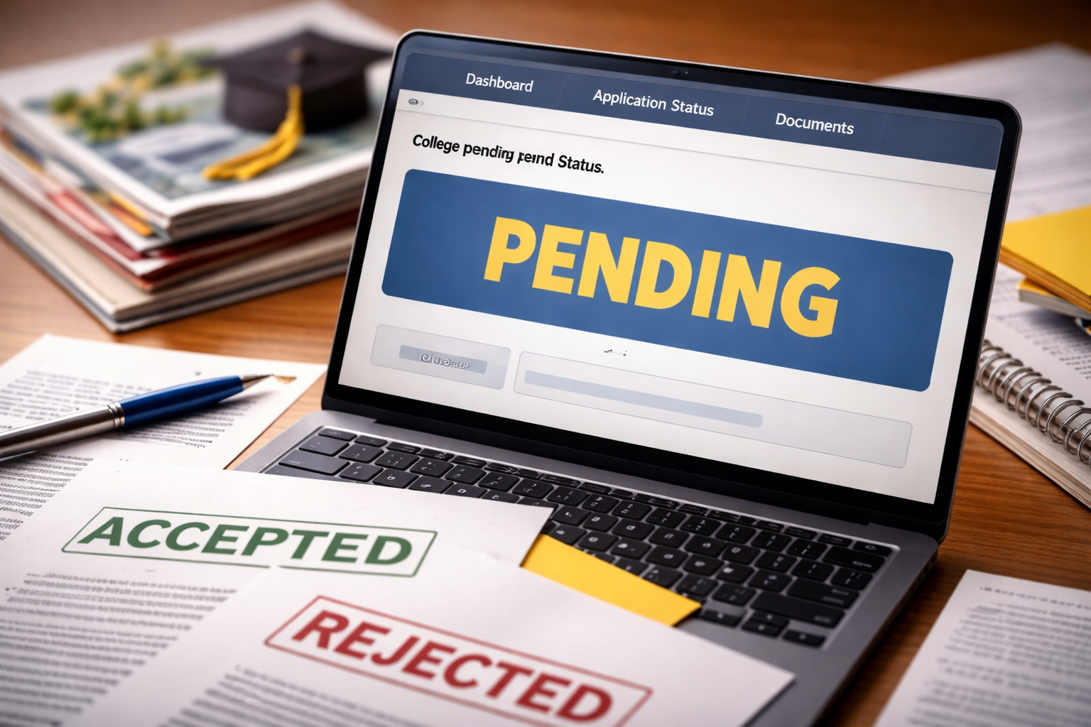 Admission Decision Says Pending After Release